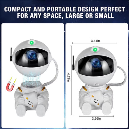 Star Projector Galaxy Night Light Astronaut Space Projector Starry Nebula Ceiling LED Lamp for Bedroom Home Decorative Kids Gift